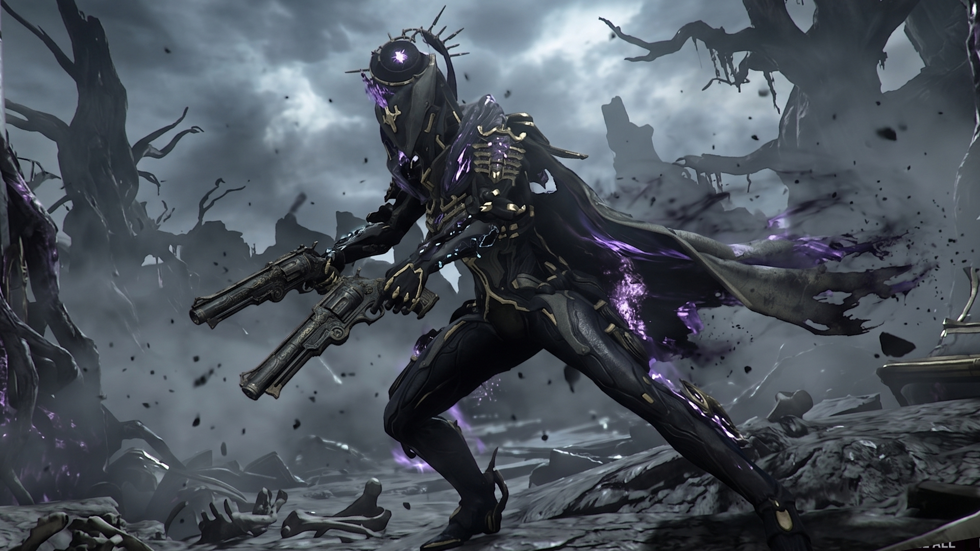 fashionframes Mesa Prime avec le skin Mesa Mesnificent et syandana Syandana Nulwarden (Balayée par le Néant) - capture 1